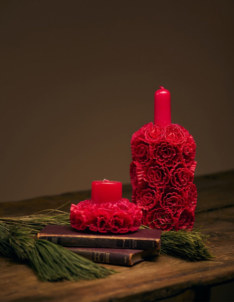 Flowered Candle